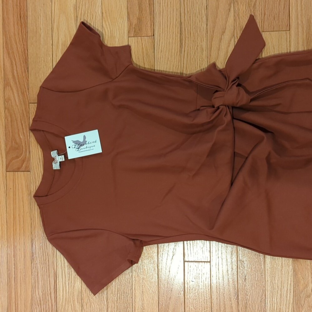 NWT Rust Colored Dress - Picture 3 of 4